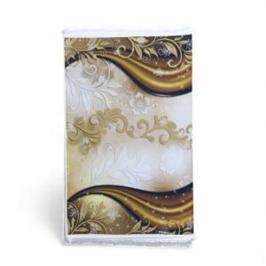 1 x 1.5m Abstract Floral & Swirl Design Carpet Multicoloured