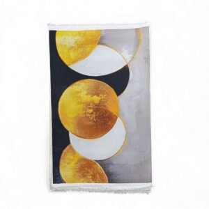 1 x 1.5m Modern Abstract Geometric Design Carpet Multicoloured