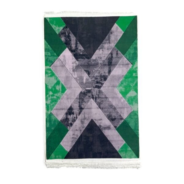 1 x 1.5m Modern Geometric Design Carpet Multicoloured