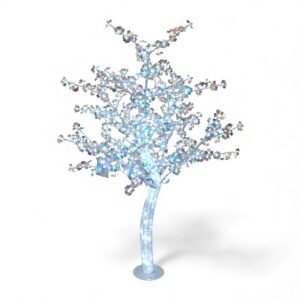 1.8m Tree with LED Lights White