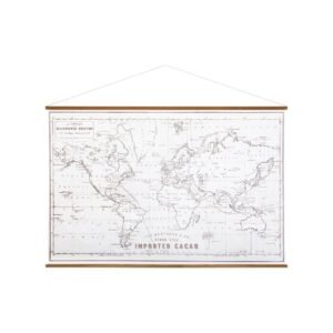 Atmosphera Colonial Frame on Canvas White