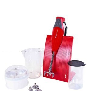 Bamix SwissLine 200W Hand Blender - Red