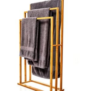 Bathroom Solution Bamboo Towel Rack