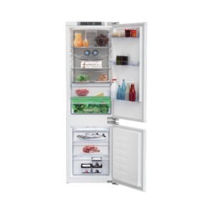 Beko 254L Integrated Combi Fridge White