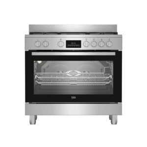 Beko 90cm Range Gas Cooker Silver