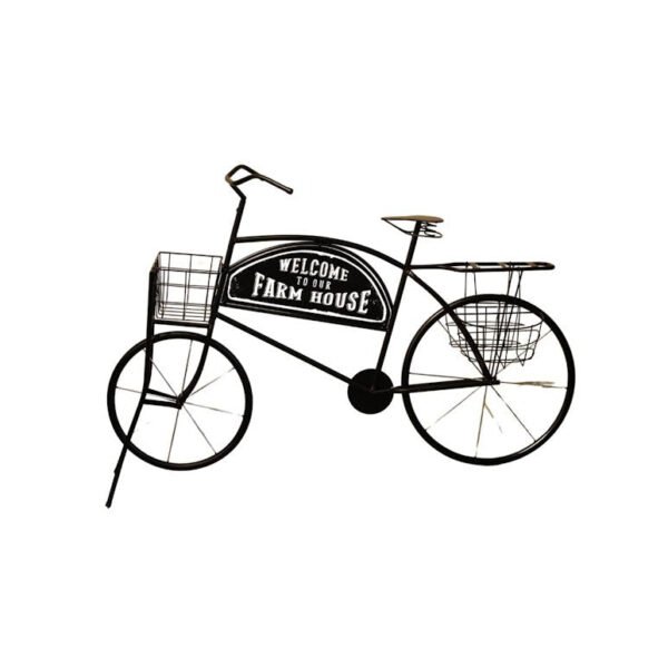 Bicycle Design Planter Black