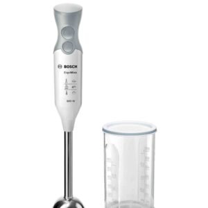 Bosch Slim 600W Hand Blender with Measuring Jug - White & Grey