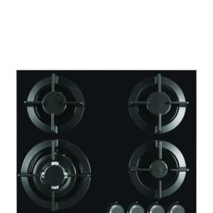 Defy 4 Burner Gas Hob - Black