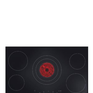 Defy 5 Plate Gemini Touch Control Vitroceramic Hob - Black