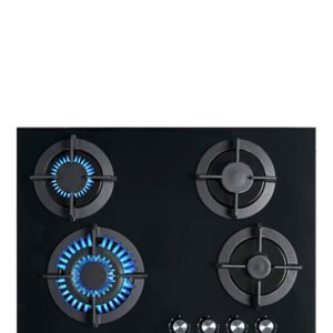 Defy 70cm Gemini Gas Hob - Black