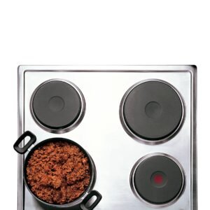 Defy Hob 4 Plate S/Steel 600 - Silver