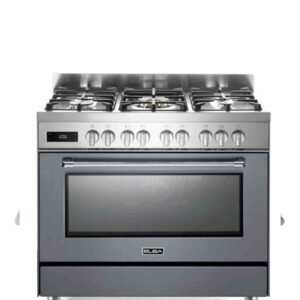 Elba Excellence 90cm 5 Burner Gas Cooker With Electric Oven - Grey