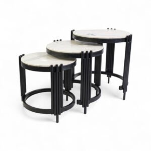 Exotic Designs 3 Piece Coffee Table Black