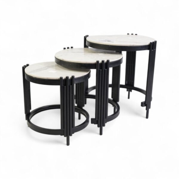 Exotic Designs 3 Piece Coffee Table Black