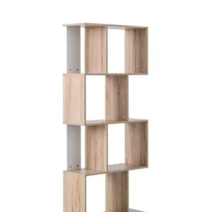 Exotic Designs 4 Shelf Wooden Unit - Oak