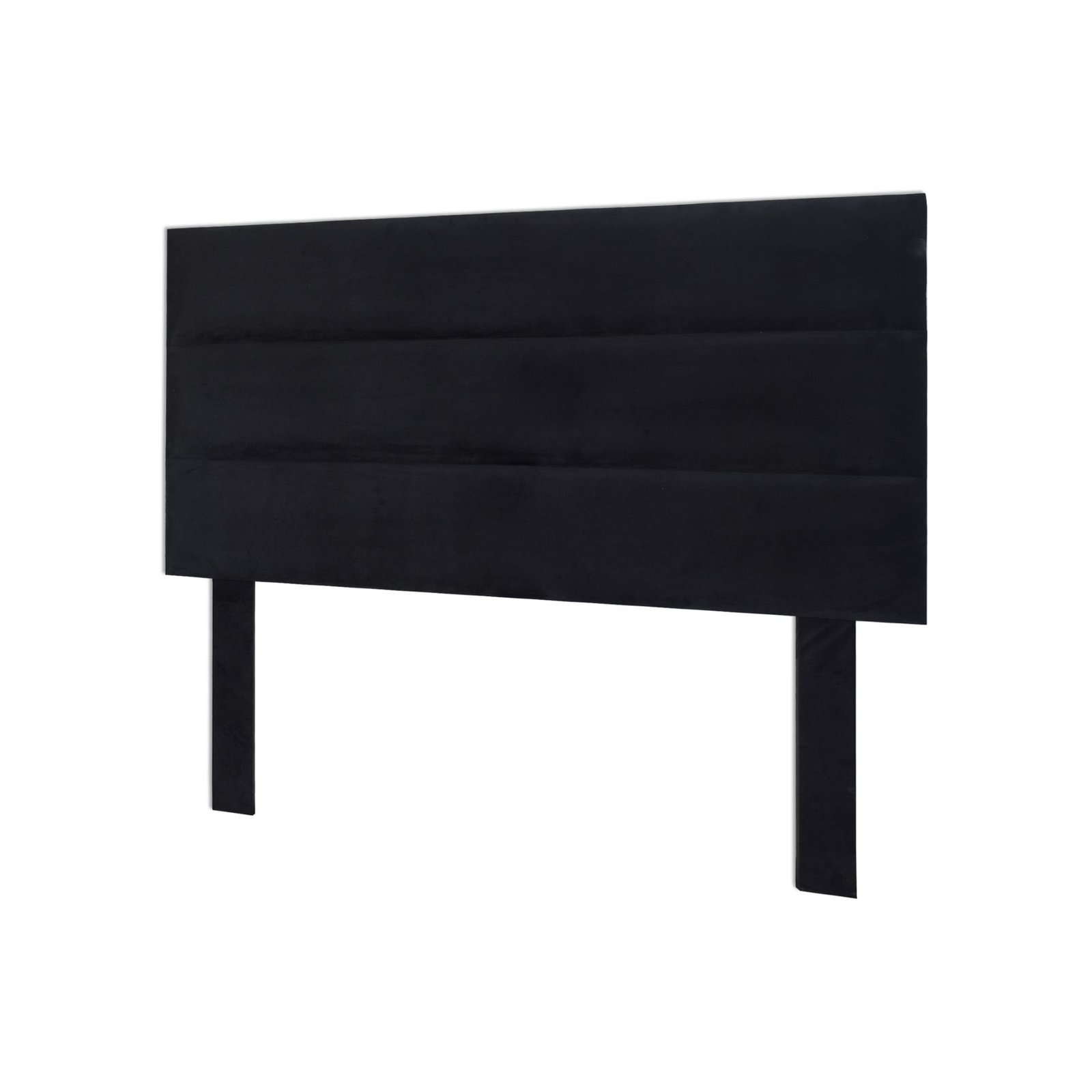 Exotic Designs Florence 3 Bump Headboard Black