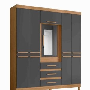 Exotic Designs Fusion Double Wardrobe - Natural