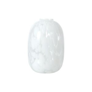 Exotic Designs Vase Deco White Pattern 17x25cm