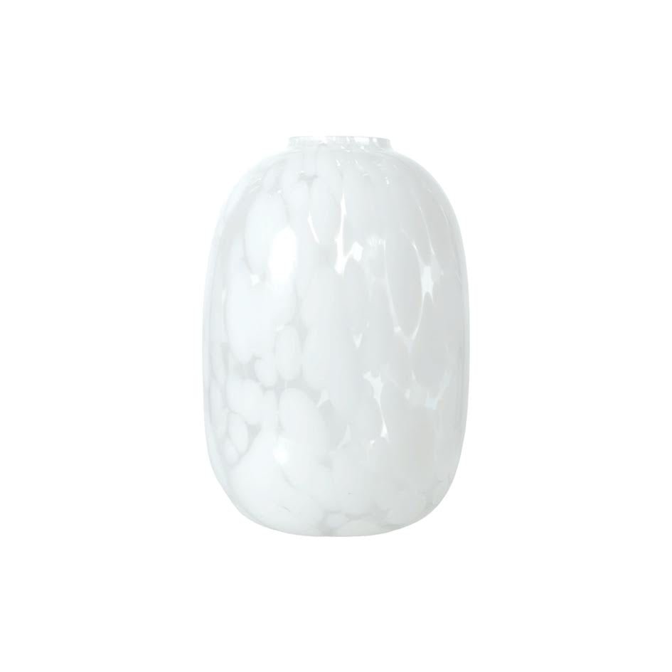 Exotic Designs Vase Deco White Pattern 17x25cm