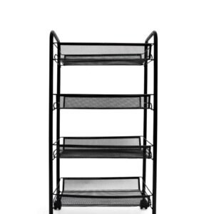 Fine Living Limber 4 Layer Trolley - Black