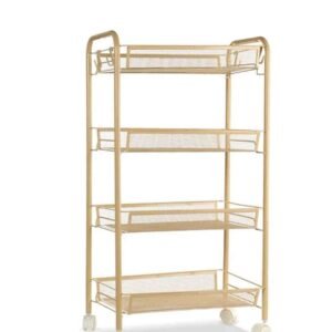 Fine Living Limber 4 Layer Trolley - Gold