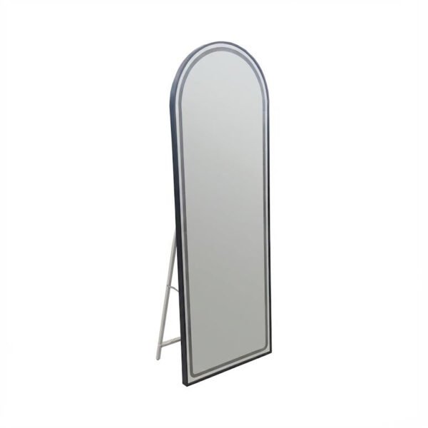 Free Standing LED Mirror Black