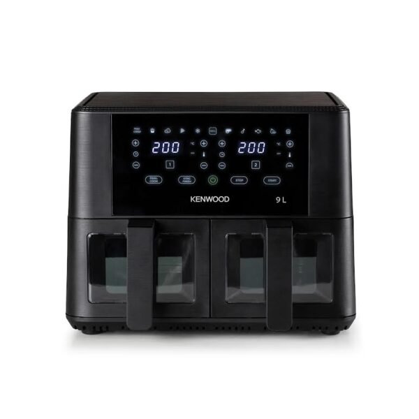 Kenwood 9L Dual Air Fryer with Viewing Window Black