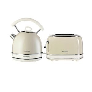 Kenwood Vintage Kettle & Toaster Breakfast Pack Cream