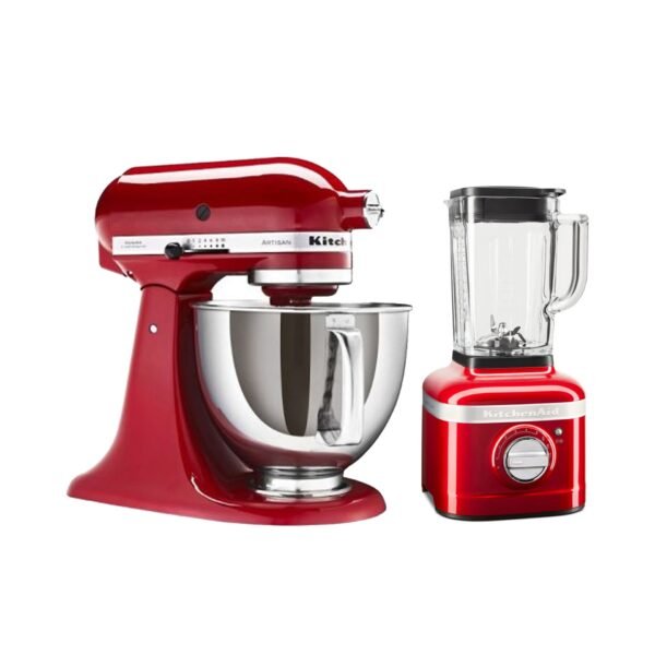 KitchenAid 4.8Lt Standmixer & Blender Combo Empire Red