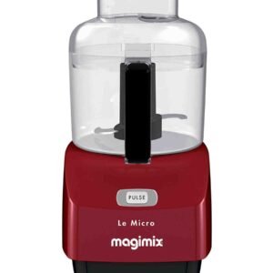 Magimix 800ML Le Micro Compact Food Processor - Red