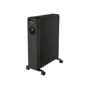Midea 9 Fin Digital Oil Heater Black