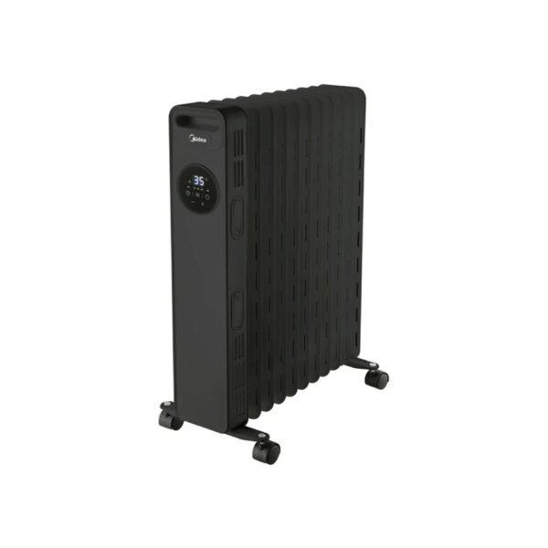 Midea 9 Fin Digital Oil Heater Black