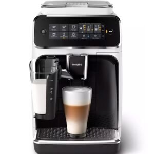 Philips 3200 Automatic Espresso Machine - Black & White
