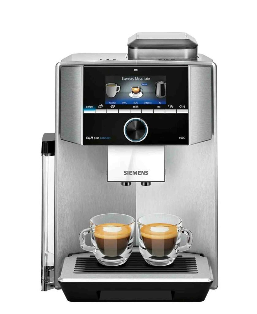 About Us Siemens EQ.9 plus s500 Fully Automatic Coffee Machine - Black