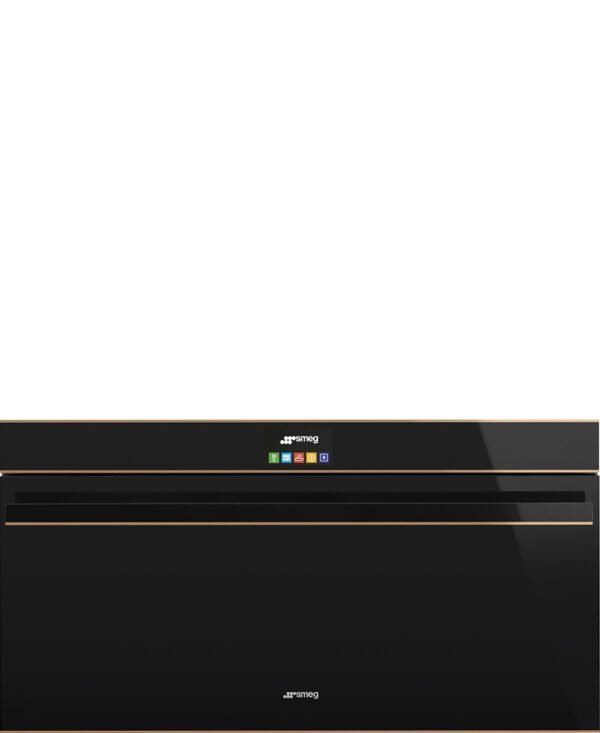 Smeg Dolce Stil Novo Pyrolytic Self Cleaning Oven - Black