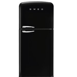 Smeg Retro Extra Volume Combination Fridge - Glossy Black