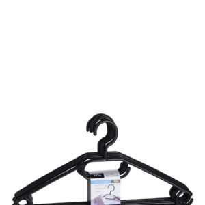 Storage Solutions 10 Piece Clothes Hanger - Black