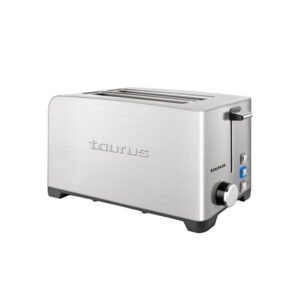 Taurus 4 Slice Stainless Steel Toaster Silver