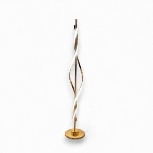 Twisting Design Lamp Gold & White