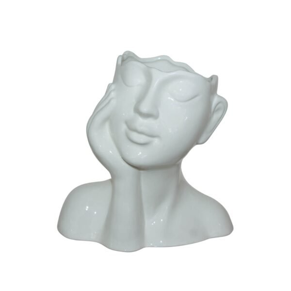 Urban Decor 17cm Lady Vase White