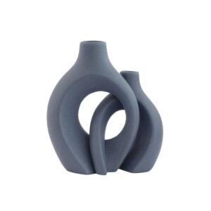 Urban Decor 2 Piece Tista Vase Set Grey