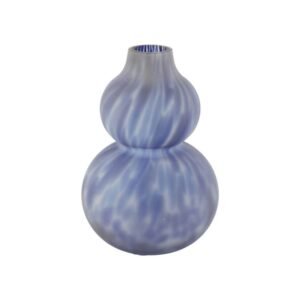 Urban Decor 24cm Frosted Vase Powder Blue