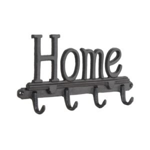 Urban Decor 4 Home Hooks Black