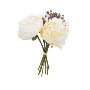 Urban Decor Artificial Flower Bouquet White