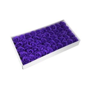 Urban Decor Artificial Flowers Box of 50 Dark Purple