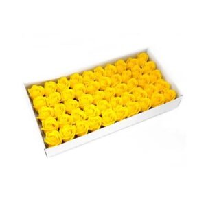 Urban Decor Artificial Flowers Box of 50 Yellow