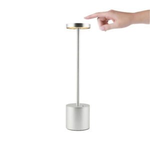 Urban Decor Table Lamp Silver