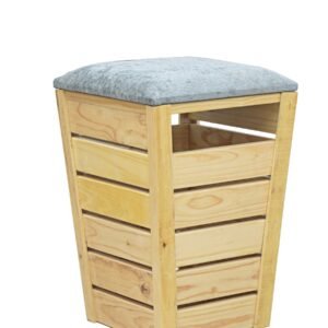 Urban Decor Wooden Laundry Bin - Brown