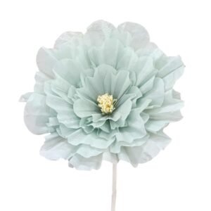 Vermillion Cotton Flower Green