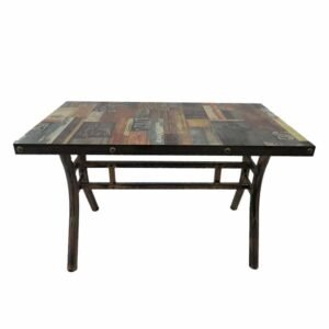 Buy Wooden Print Café Table Online South Africa - Global Links SA